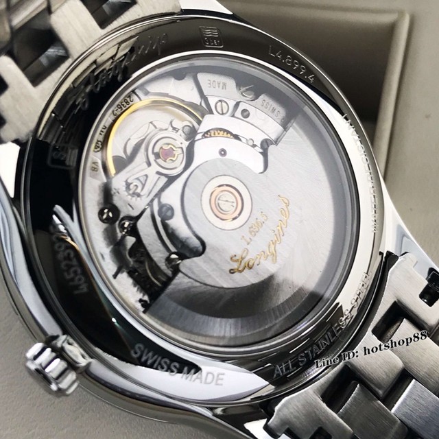 浪琴专卖店复刻男士手表 LONGINES军旗双日历 一表一码一吊牌 浪琴机械男士腕表 gjs2537